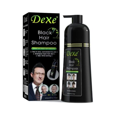 DEXE   BLACK  HAIR  SHAMPOO ( 400 ml Bottle )