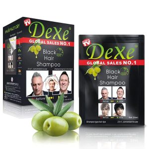 DEXE   BLACK  HAIR  SHAMPOO ( 250 ml Packet Box  )
